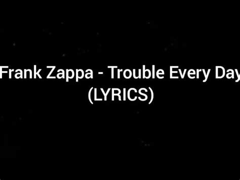 Trouble – Everyday Lyrics 